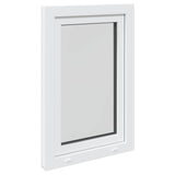 Basement Window RISOR 60 x 80 cm PVC and Glass White 42047233