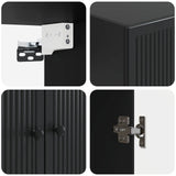 Wall-Mounted Cabinet Black 59 x 31 x 60 cm Engineered Wood 897896