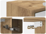 Bathroom Mirror Cabinet Artisian Oak 73.5 x 16 x 62.5 cm 889182