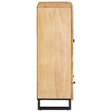 Sideboard with Shelf Brown 60 x 33 x 100 cm Solid Mango Wood 4018072
