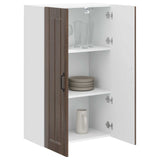 Wall Cabinet LUCCA Brown Oak 60 x 31 x 100 cm Engineered Wood 885142