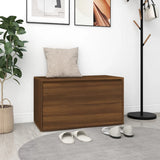 Hall Bench 80x40x45 cm Brown Oak Engineered Wood 816049