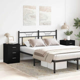 Bedside Cabinets 2 pcs Black Oak 38x35x55 cm Engineered Wood 862429