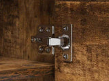 Wall-Mounted Coat Rack with Shelf Smoked Oak 80 x 20 x 30 cm 874343