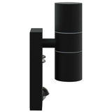 Outdoor Wall Light 2 pcs Black 7 x 10 x 22 cm 4005998