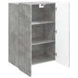 Wall-Mounted Cabinet Concrete Grey 66 x 34.5 x 92 cm 898228