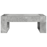 Coffee Table Concrete Grey 110 x 50 x 41 cm Engineered Wood 8000159