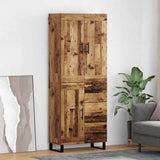 Highboard Old Wood 69.5 x 34 x 180 cm Engineered Wood 3415609