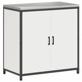 Kitchen Storage HATTEM White 90 x 50 x 92 cm Steel 874983