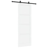 Sliding Door ORKDAL White 83 x 232 cm Solid Pine Wood 3445491