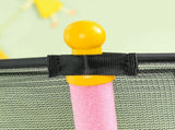 Kids Trampoline Mini Bouncer with Enclosure Safety Net For Ages 3-10 Years - Pink T3398P348058