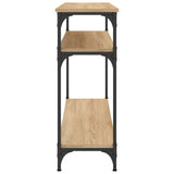 Console Table Sonoma Oak 100x29x75 cm Engineered Wood 834036