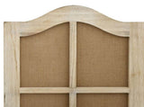 4-Panel Room Divider Brown 140x165 cm Fabric 338591