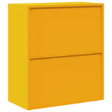 Storage Cabinet Mustard Yellow 80 x 40 x 90 cm Steel 891685