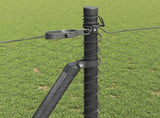 Welded Wire Fence with Concrete Base 10 x 0.8 m 3353618