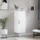 Wall Mounted Cabinet White 34.5x34x90 cm Engineered Wood 834994