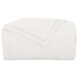 Throw Blankets 6 pcs White 220 x 240 cm Fleece 42016815