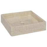 Sink Cream 40x40x10 cm Marble 149168