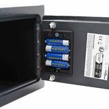 Digital Safe with Lock Dark grey 23 x 17 x 17 cm Steel 42011305