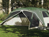 Family Tent with Porch 6-Person Green Waterproof 94548