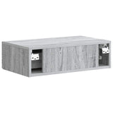 Wall-Mounted Side Table Grey Sonoma 59 x 34.5 x 17 cm 898661