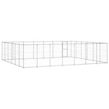 Outdoor Dog Kennel Galvanised Steel 50.82 m 3082330