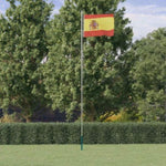 Spain Flag and Pole 6.23 m Aluminium 3147108