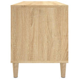 Record Cabinet Sonoma Oak 100x38x48 cm Engineered Wood 831976