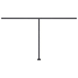 Freestanding Manual Retractable Awning 400x350 cm Yellow/White 3069818