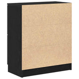 Sideboard Black Oak 60 x 30 x 70 cm Engineered Wood 862739