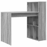 Desk with Shelf Grey Sonoma 108 x 55 x 103.5 cm Engineered Wood 869463