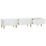 TV Cabinet 147 x 34.5 x 30 cm White Engineered Wood 895165