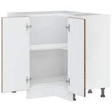 Kitchen Corner Base Cabinet Porto Smoked Oak Engineered Wood 853992
