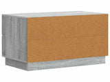 Bedside Cabinet Grey Sonoma 62 x 34.5 x 44.5 cm Engineered Wood 895241