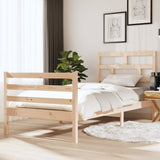 Bed Frame without Mattress 90x190 cm Single Single Solid Wood 3101248