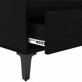 TV Cabinet with Drawer Black Oak 100 x 34.5 x 44.5 cm 881470