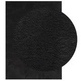 Rug HUARTE Short Pile Soft and Washable Black 160x230 cm 375117