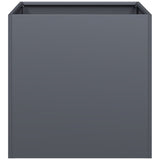 Planter Anthracite 40x40x40 cm Cold-rolled Steel 860663