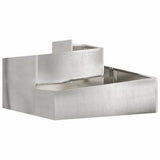 Garden Planter Silver 60 x 60 x 50 cm Stainless Steel 873575