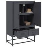 Highboard Anthracite 68x39x111.5 cm Steel 846610