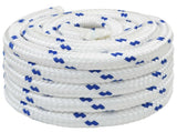 Multipurpose Utility Rope 60 mm 10 m White and Blue PP 3473103