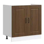 Kitchen Cabinet with Door Kalmar 2 pcs Brown 80 x 46 x 81.5 cm 3315008