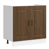 Kitchen Cabinet with Door Kalmar 2 pcs Brown 80 x 46 x 81.5 cm 3315008