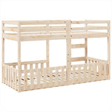 Bunk Bed 90x200 cm Solid Wood Pine 3308589