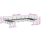 Outdoor Sofa Set 10 pcs Natural Solid Acacia Wood 3368237