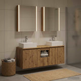Bathroom Cabinet Set 5 pcs Artisan Oak Engineered Wood 3406414