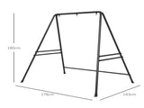 Hammock Chair Stand, Hanging Heavy Duty Metal Frame Hammock Stand for Hanging Hammock Air Porch T3398P325160