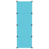 Cube Storage Cabinet for Kids with 12 Cubes Blue PP 340580