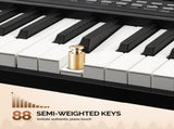 GPPS01-106 88 Key Folding Semi-Weighted Standard Keyboards Digital 62704232