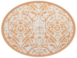 Outdoor Carpet ARAKIL Orange and White 200 cm PP 368508